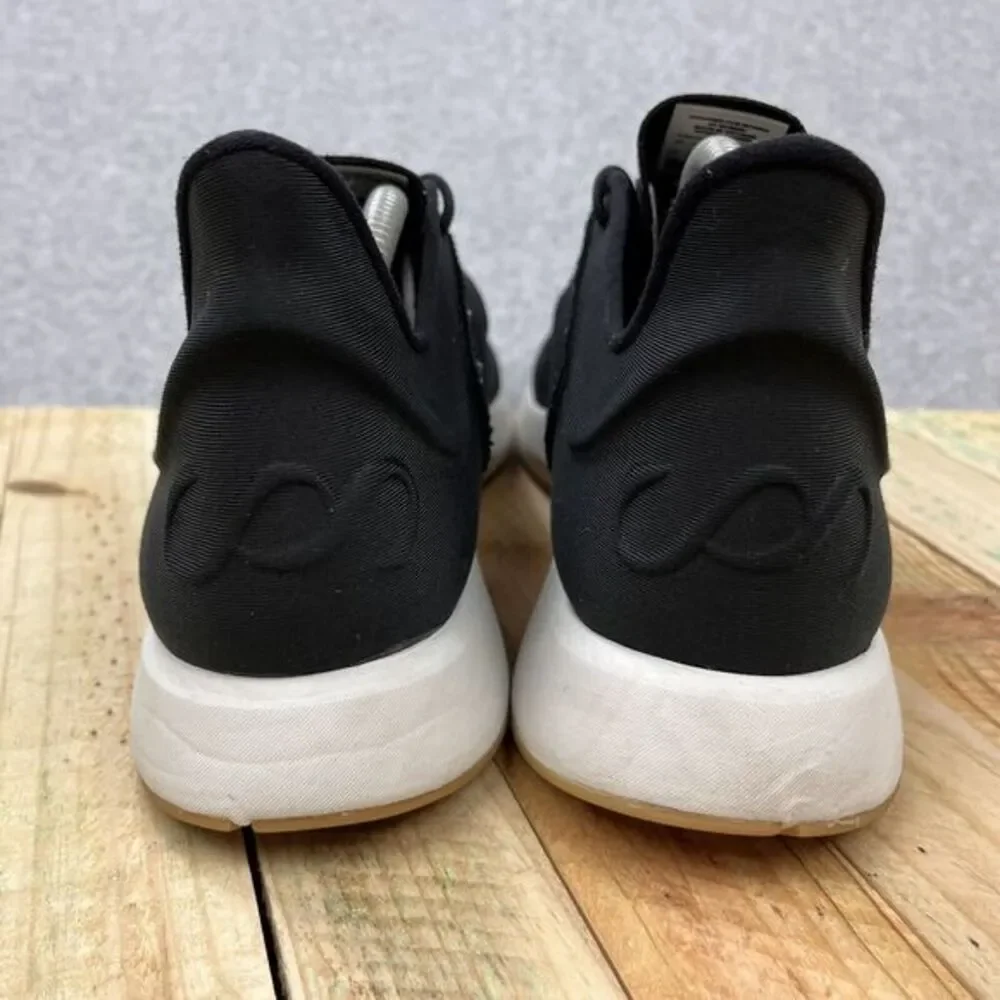 Saysh One Shoes Womens Sz 9.5 Black White Gum Lightweight Allyson Felix Sneakers